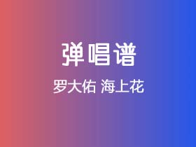 罗大佑《海上花》吉他谱D调吉他弹唱谱