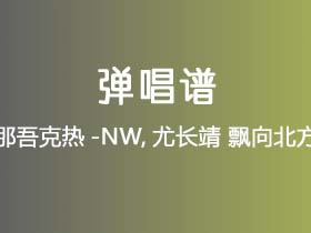 那吾克热-NW,尤长靖《飘向北方》吉他谱C调吉他弹唱谱