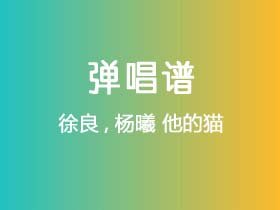 徐良,杨曦《他的猫》吉他谱C调吉他弹唱谱