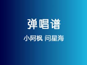 小阿枫《问星海》吉他谱G调吉他弹唱谱