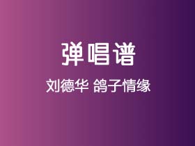 刘德华《鸽子情缘》吉他谱G调吉他弹唱谱