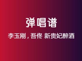 李玉刚,吾佟《新贵妃醉酒》吉他谱C调吉他弹唱谱