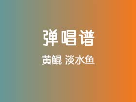 黄鲲《淡水鱼》吉他谱G调吉他弹唱谱