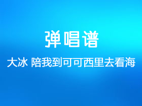 大冰《陪我到可可西里去看海》吉他谱G调吉他弹唱谱