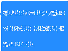 其他：学吉他，一般要多长时间才能初见成效，多长时间才能大见成效？