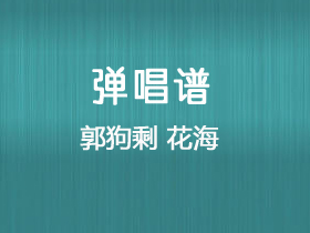 郭狗剩 《花海》吉他谱G调吉他弹唱谱