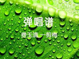 费玉清《一剪梅》吉他谱G调吉他弹唱谱